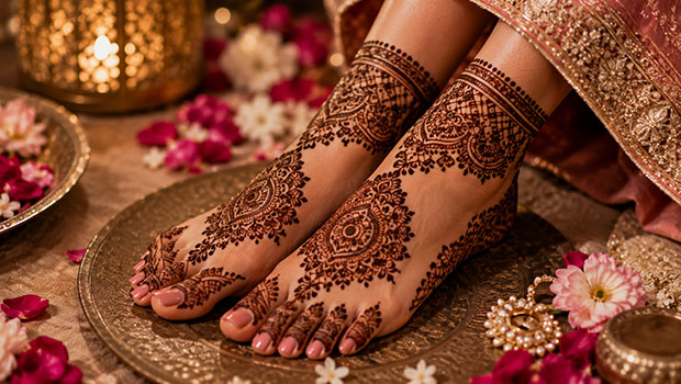 Shagun Mehandi - Foot Mehandi
